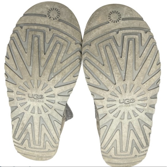 UGG Australia Cardy Womens Sz 8 Knit Boot Gray - Picture 7 of 7